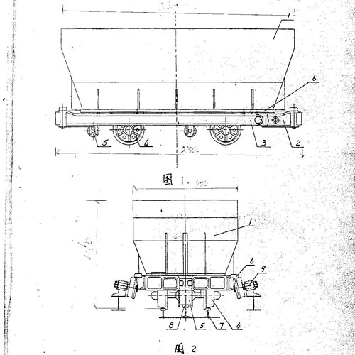 [國家專利產品]MDSC5.5T-9一種制動雙門底卸礦車